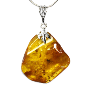 WISIOREK inkluzja MUCHA owad w BURSZTYNIE na PREZENT +certyfikat UNIKAT